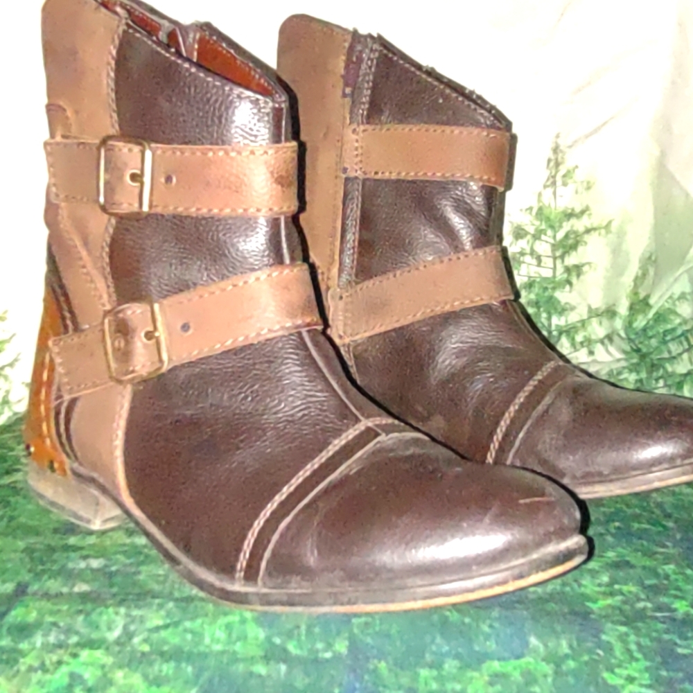 Brown boots naughty monkey